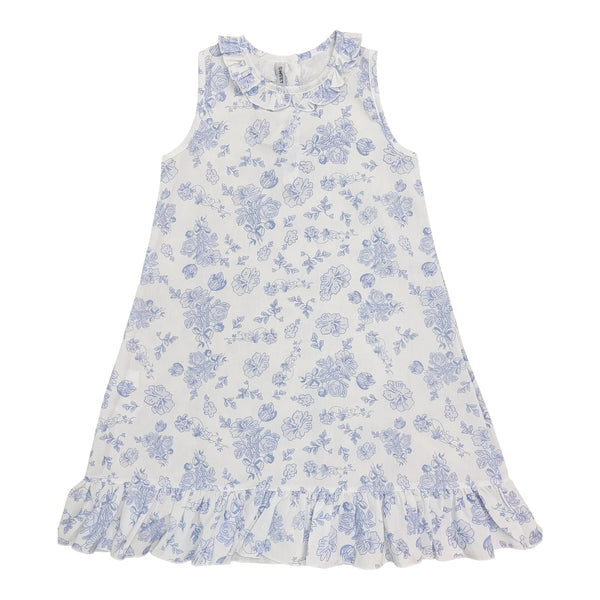 Sweet Dreams Blue Floral Nightgown