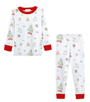 Baby Club Chic Boys Christmas Tree 2Pc Pajama Set