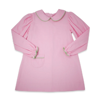 Lullaby Set 1956 L/S Pink & Green Pocket Dress