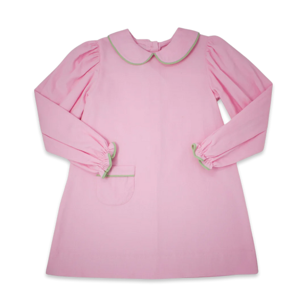 Lullaby Set 1956 L/S Pink & Green Pocket Dress