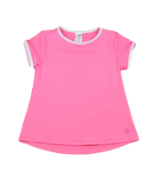 Set Athleisure Bridget Basic Tee - Flamingo Pink/Pure Coconut