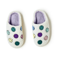 Rainbow Happy Smiley Slippers