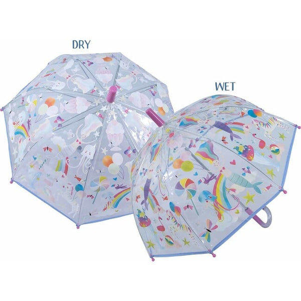 Floss & Rock Color Changing Umbrella - Fantasy Clear