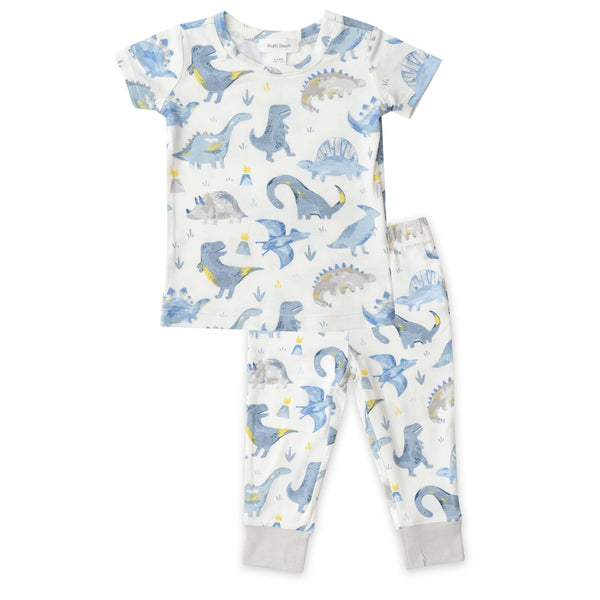 2Pc Angel Dear Dino Blue Loungewear Set