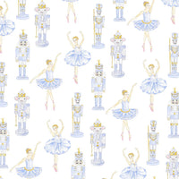 Lucky Carpenter Christmas Wrapping Paper - Blue Nutcracker Ballet