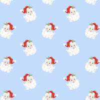 Lucky Carpenter Christmas Wrapping Paper - St, Nick Blue