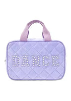 IScream Quilted Patched Dance Purple Bag