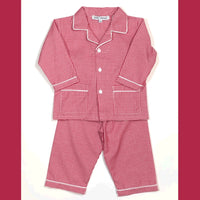 Sweet Dreams Red Gingham 2Pc Button Down Pajamas