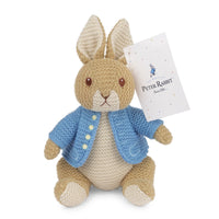 6.5" Peter Rabbit Knit Plush Bunny