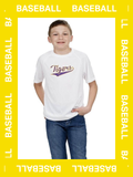 Azarhia White Dri Fit Tigers Baseball Tee