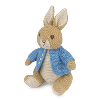 6.5" Peter Rabbit Knit Plush Bunny