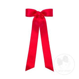 Wee Ones Medium French Satin Long Tail Bow