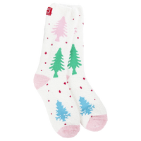 World's Softest Socks Holiday Christmas Cozy Crew - Whimsical Forest