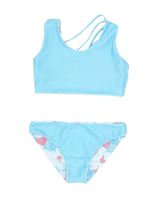 Retro Tropical Summer Sun Reversible Strappy Bikini – Olly-Olly
