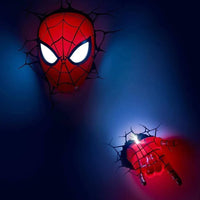 Spiderman Face 3D Deco Light