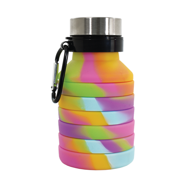 Jane Marie - Kids Bottle with Straw Cap, Over the Rainbow