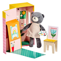 Beatrice the Bear In the Studio Plush Play Set