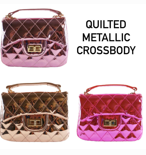 Quilted Crossbody Bag, Trendy Design Shoulder Purse,rose Red，G152446 -  Walmart.com
